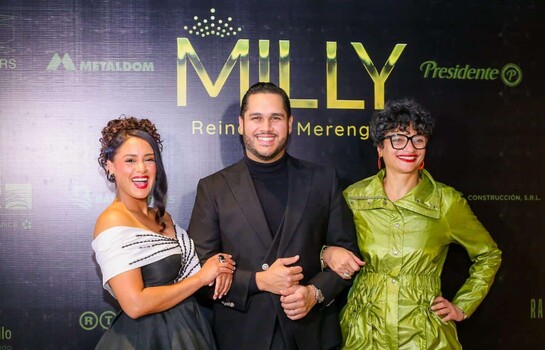 Realizan la gala premier de "Milly, Reina del Merengue"