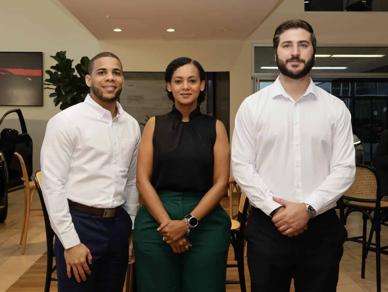 Jos&eacute; Gonz&aacute;lez, Dina Ferreras y Jos&eacute; Olivo.