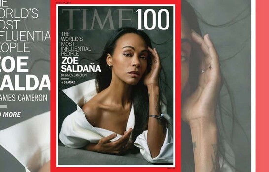 Zo&eacute; Salda&ntilde;a, destacada entre las 100 personas m&aacute;s influyentes de 2026 de la revista Time