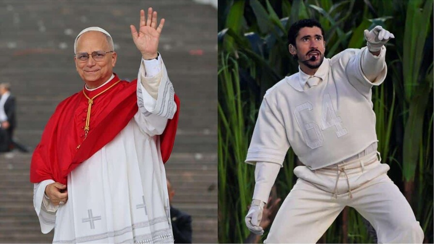 El primer acto multitudinario del papa en España coincidirá con un concierto de Bad Bunny