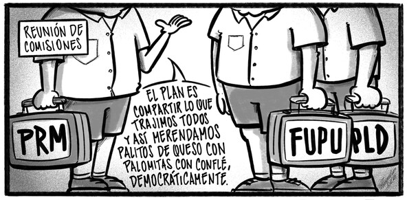 Caricatura de Noticiero Poteleche 17 abril 2026