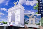 La Casa Blanca presenta los planes de Trump para erigir un arco del triunfo en Washington La Casa Blanca presenta los planes de Trump para erigir un arco del triunfo en Washington