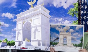 La Casa Blanca presenta los planes de Trump para erigir un arco del triunfo en Washington