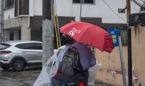 Vaguada continuará provocando aguaceros con posibles granizadas este jueves
