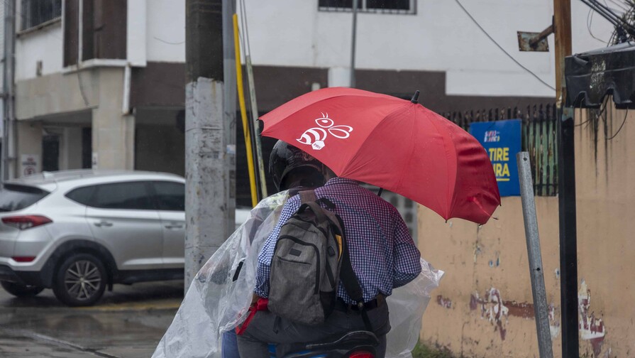 Vaguada continuará provocando aguaceros con posibles granizadas este jueves