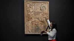 El consulado de M&eacute;xico en Nueva York recupera un valioso dintel maya