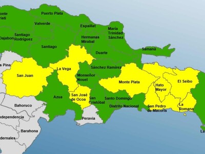 COE mantiene alertas por vaguada en varias provincias del país