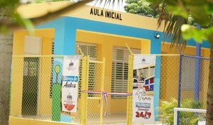 Entregan cuatro nuevas aulas del nivel inicial en Hig&uuml;ey para ampliar cobertura educativa