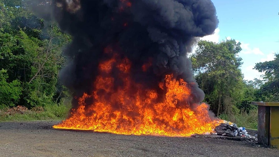 Inacif incinera más de una tonelada de drogas, con predominio de cocaína incautada