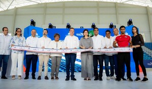 Entrega pabell&oacute;n de gimnasia rumbo remodelado para los Juegos Centroamericanos Santo Domingo 2026