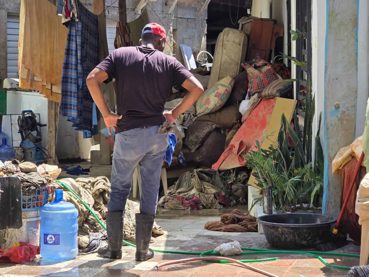 Da&ntilde;os provocados en Villa Montellano tras las inundaciones