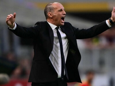 Allegri ve su futuro en el AC Milan y se descarta como DT Italia