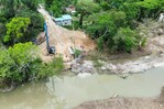 El Gobierno promete reconstrucci&oacute;n acelerada del puente en Montellano tras colapso por inundaciones