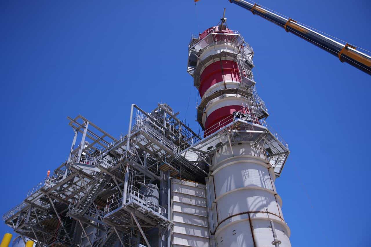 Parte de la infraestructura de la central termoel&eacute;ctrica San Felipe I.