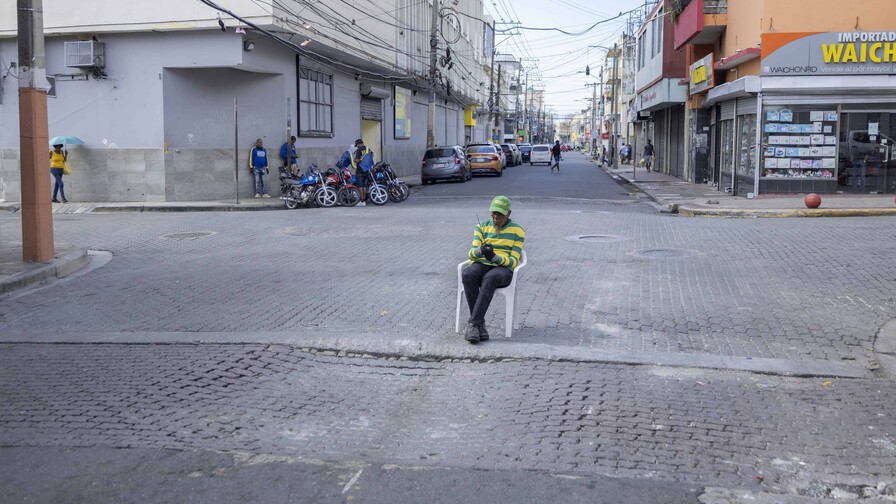 Los adoquines que se hunden