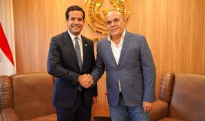 Omar Fern&aacute;ndez fortalece v&iacute;nculos entre RD y Paraguay en encuentro con presidente del Senado