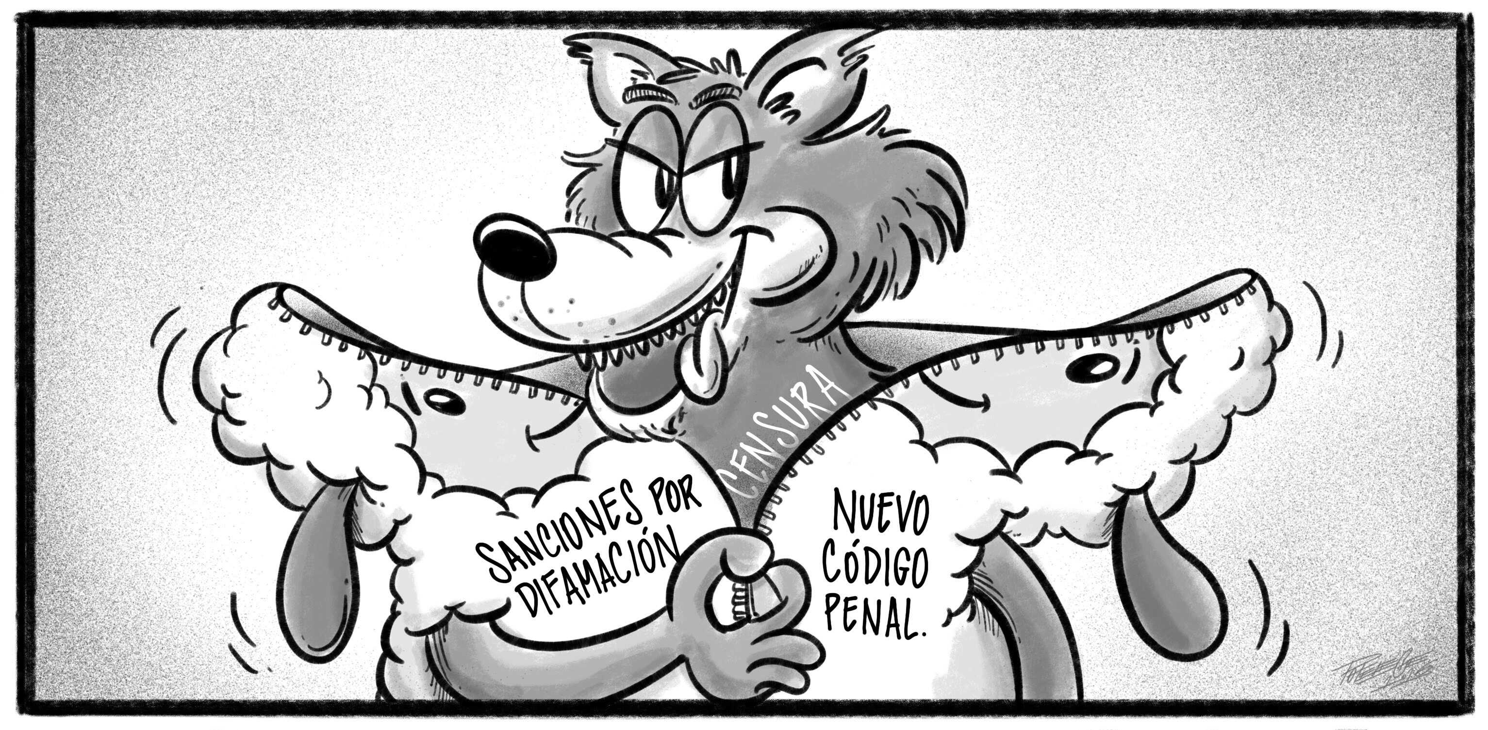 Caricatura de Noticiero Poteleche 20 abril 2026