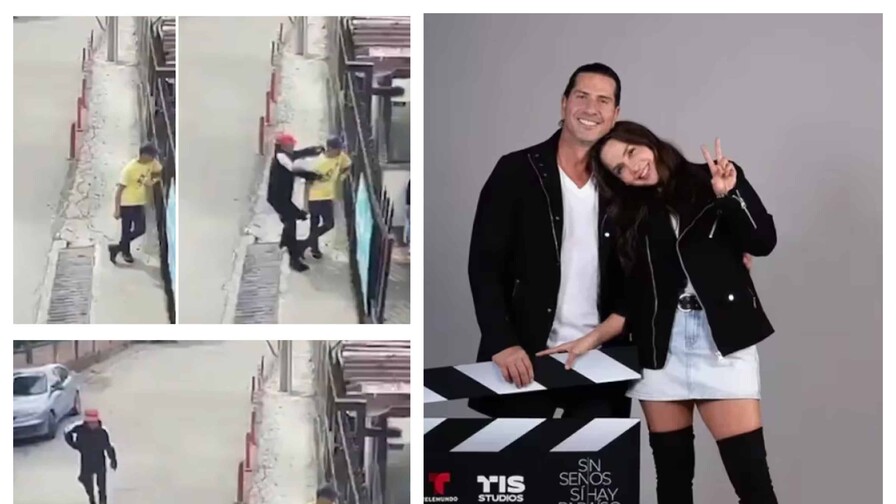 Publican las primeras imágenes del ataque mortal durante el rodaje de “Sin senos sí hay paraíso 4”