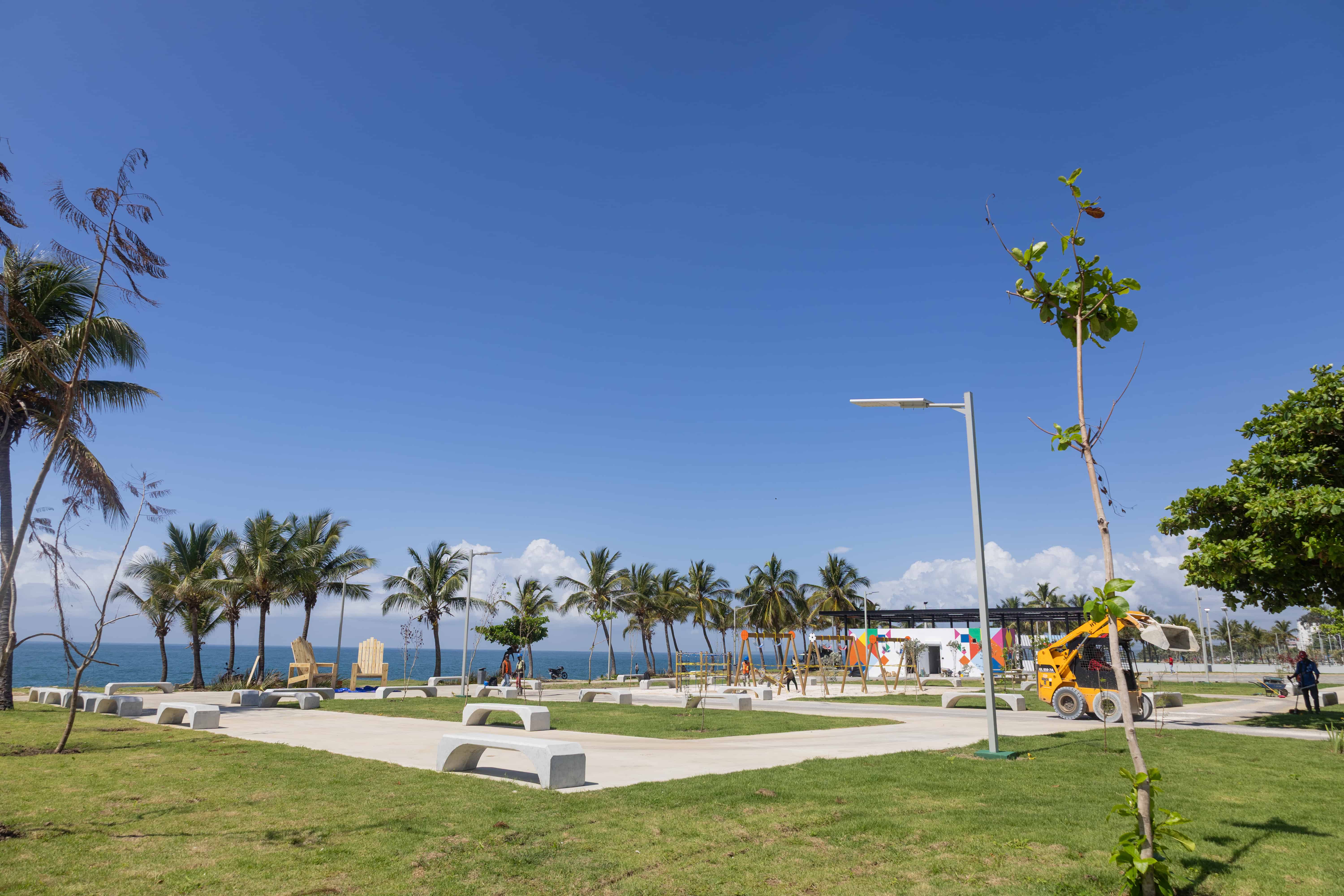 El espacio es aprovechado para el disfrute de la gente.