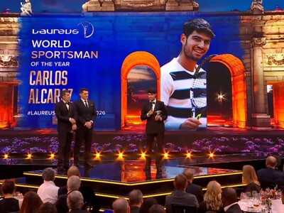 Alcaraz y Sabalenka vencieron en los premios Laureus 2026