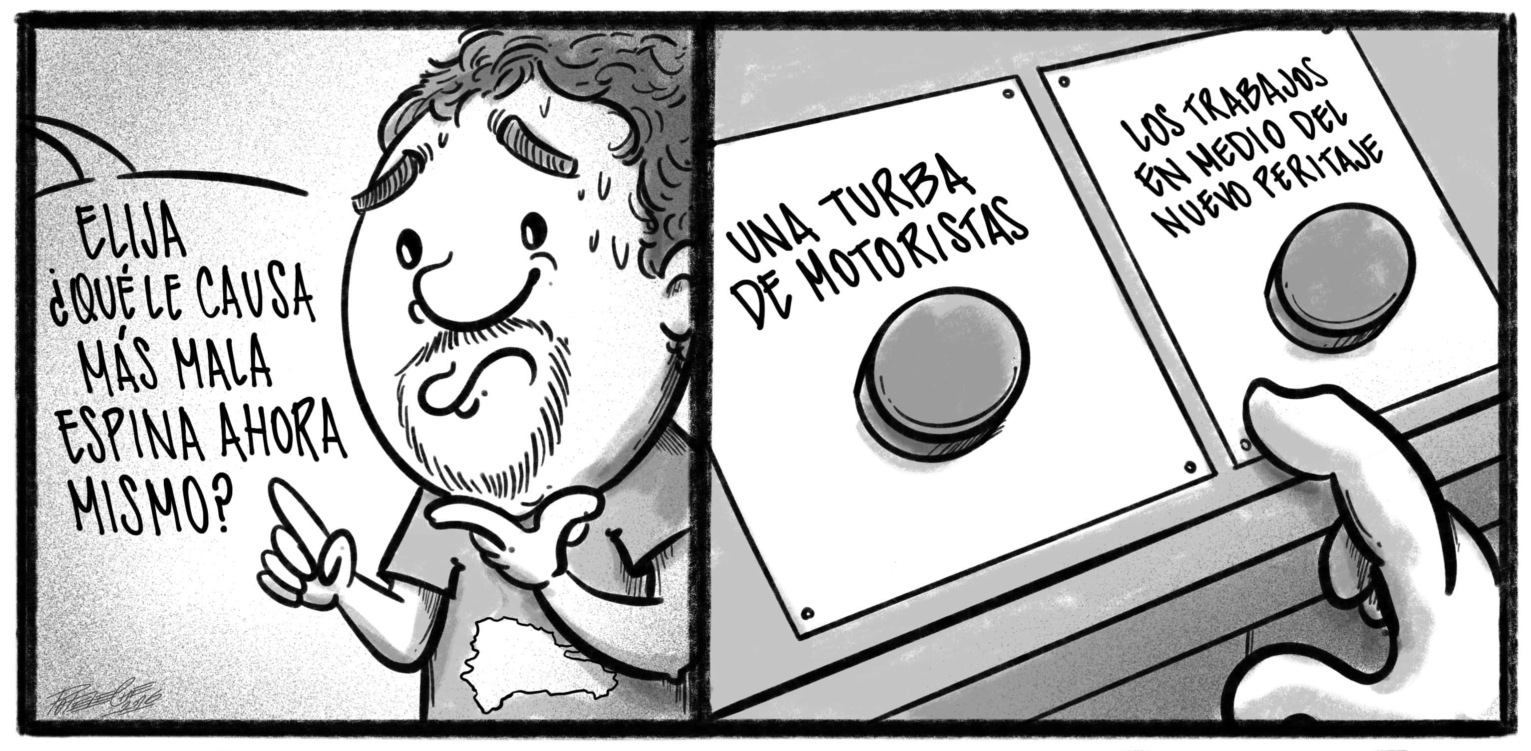 Caricatura de Noticiero Poteleche 22 abril 2026