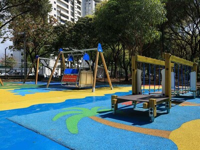 Inauguración del parque sensorial Mirador Sur