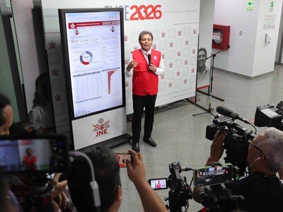 JNE: demoras en resultados de elecciones presidenciales de Perú