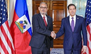 Marco Rubio reafirma apoyo de EE. UU. con Haití tras reunión con primer ministro Fils-Aimé