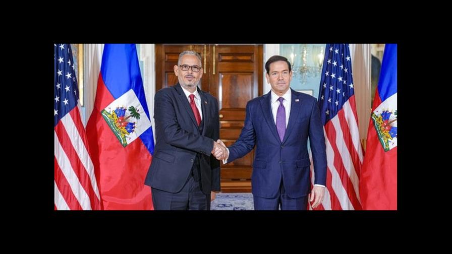 Marco Rubio reafirma apoyo de EE. UU. con Haití tras reunión con primer ministro Fils-Aimé