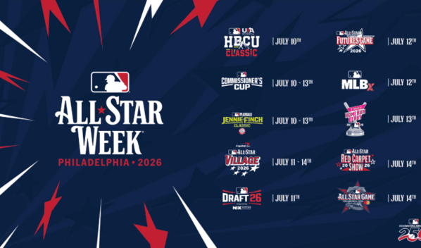 MLB y los Filis de Filadelfia presentan el calendario de la Semana de Estrellas 2026