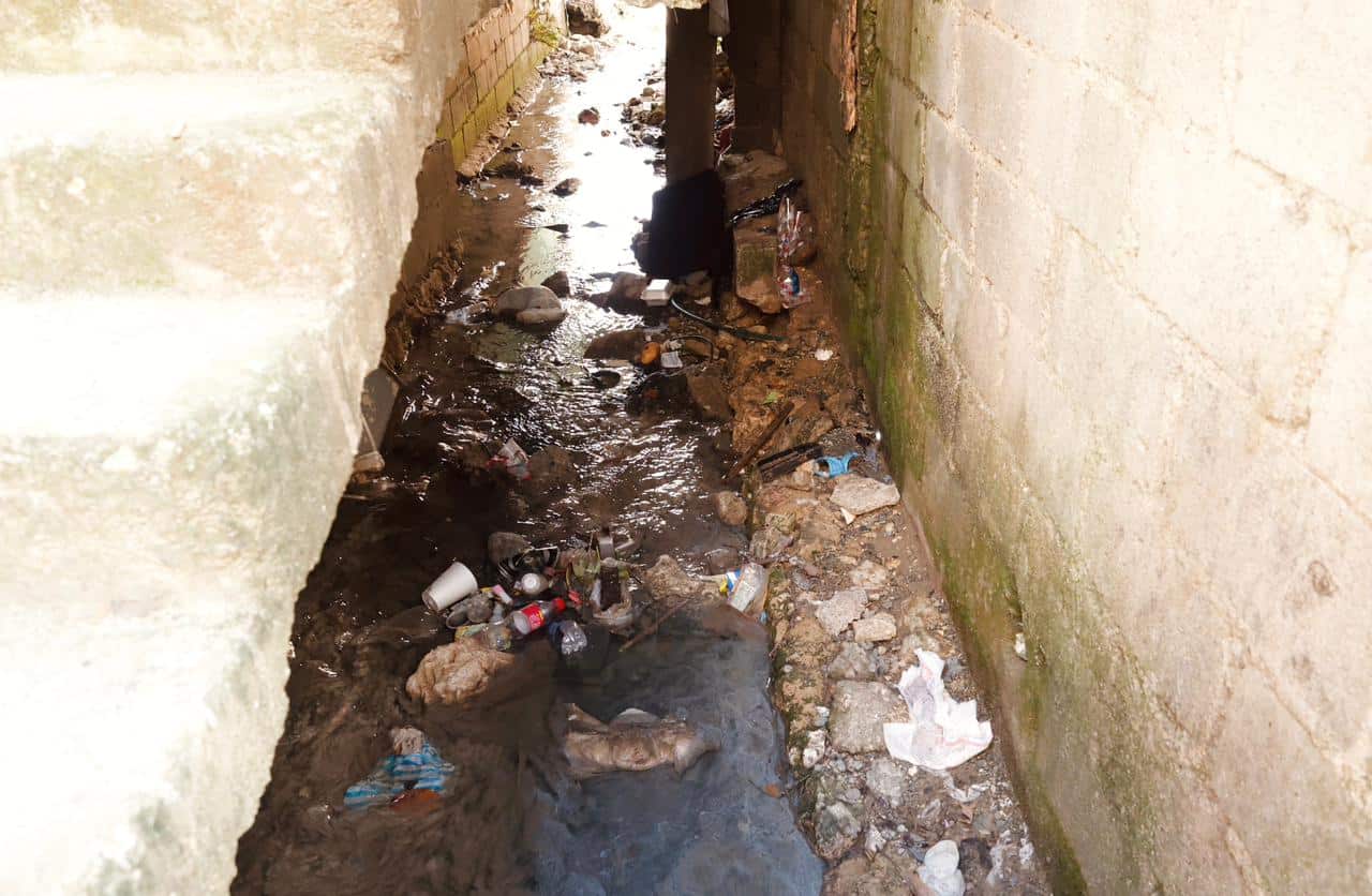 Lugar donde fue encontrada la menor de edad.