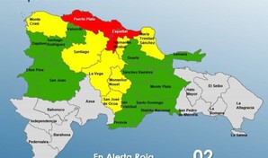 COE coloca a Puerto Plata y Espaillat en alerta roja por vaguada