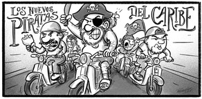 Caricatura de Noticiero Poteleche 23 abril 2026