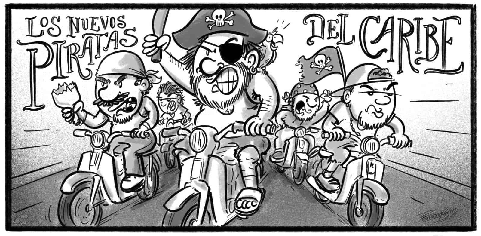 Caricatura de Noticiero Poteleche 23 abril 2026