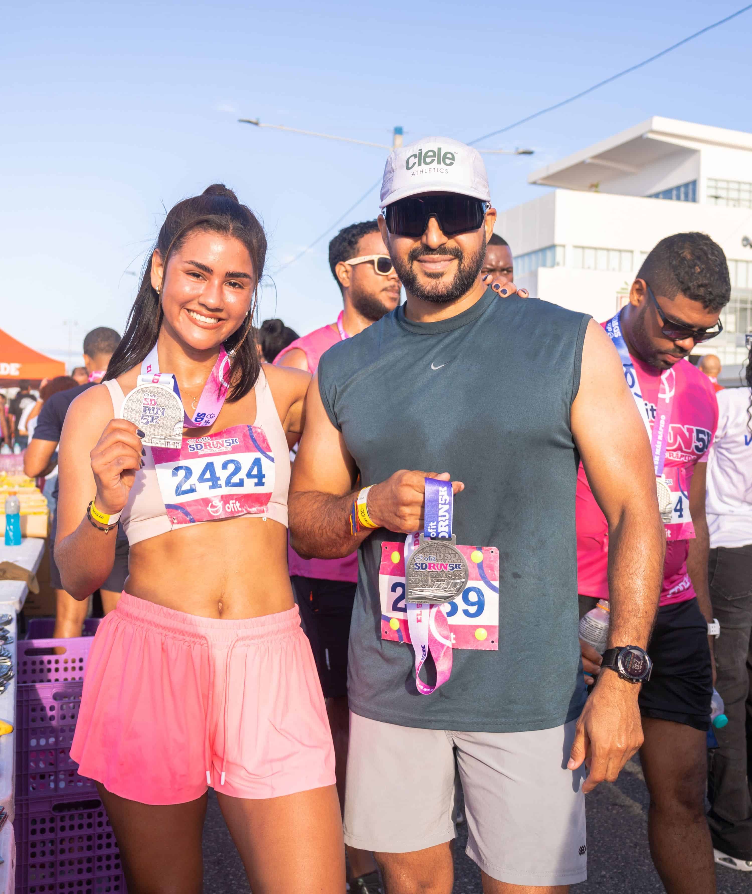 Milenia Batista y Rafael López.
