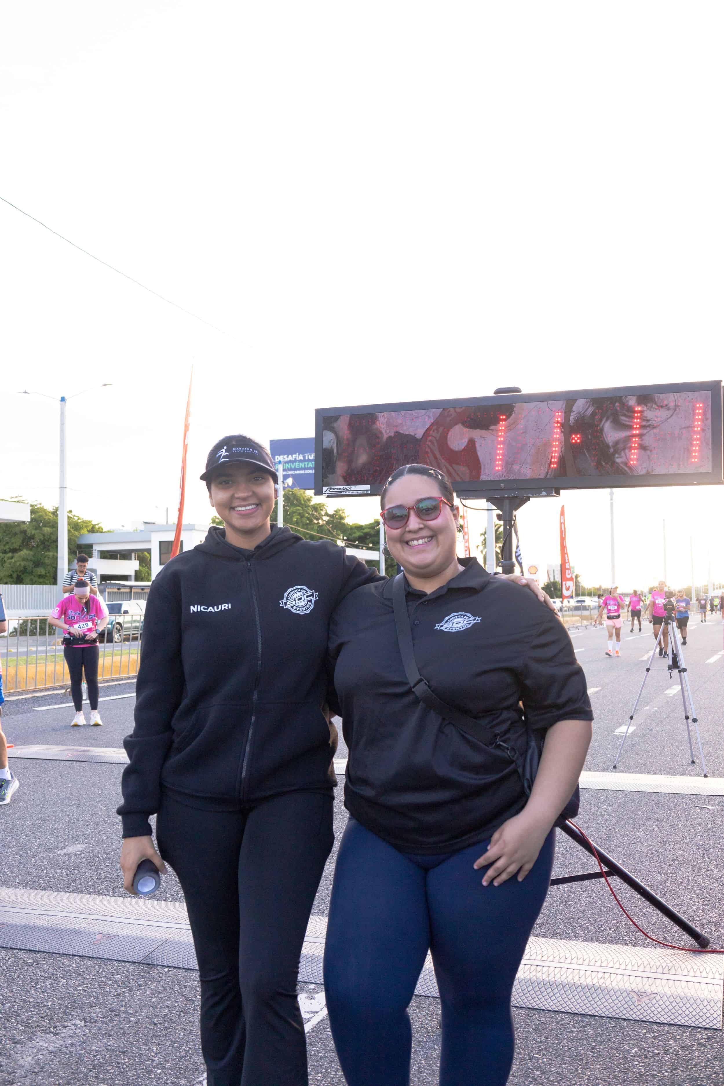 Nicauri Luna y Arlenys Cordero.