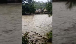 Fuertes lluvias desbordan r&iacute;os en Puerto Plata