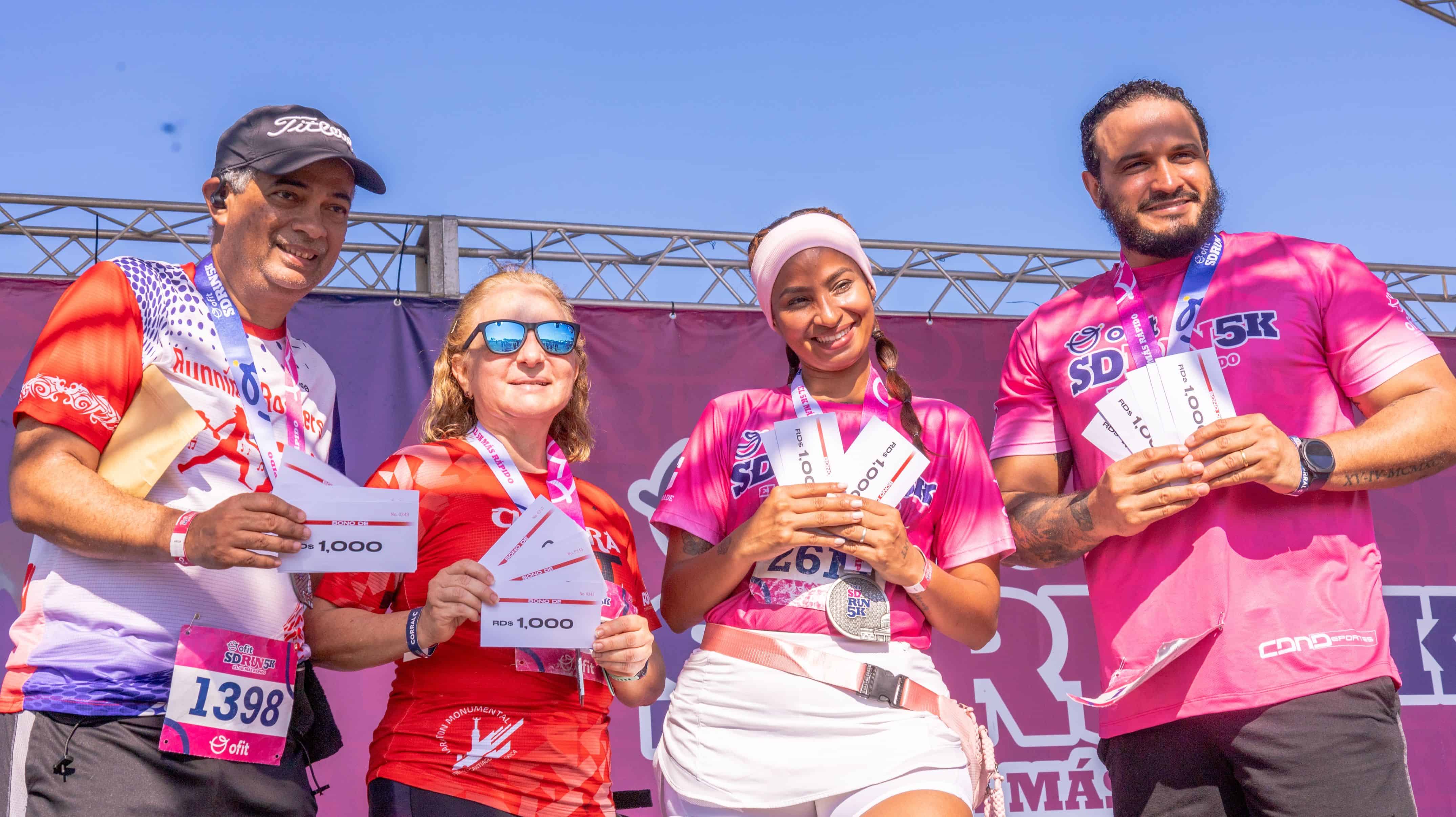 Tomas Edison Hernández Sosa, Marla De Los Santos, Rhina Febles Santana y Alam Cristopher Vásquez Martínez.