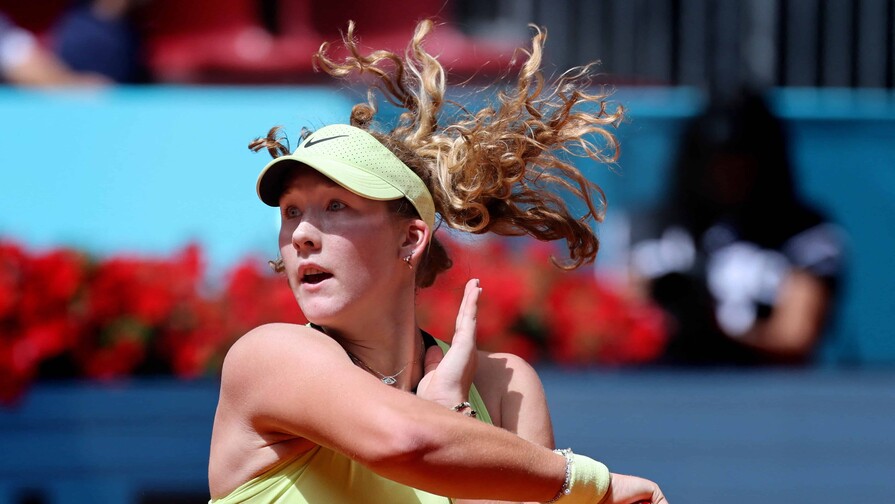 La rusa Andreeva avanza a octavos de final en Madrid