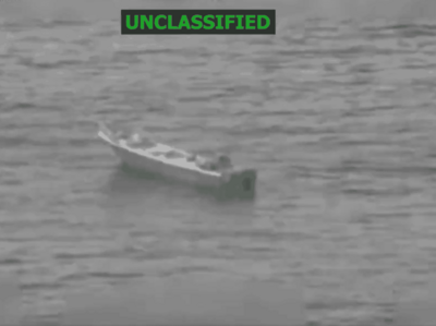 Operativo militar de Estados Unidos contra embarcación narcotráfico