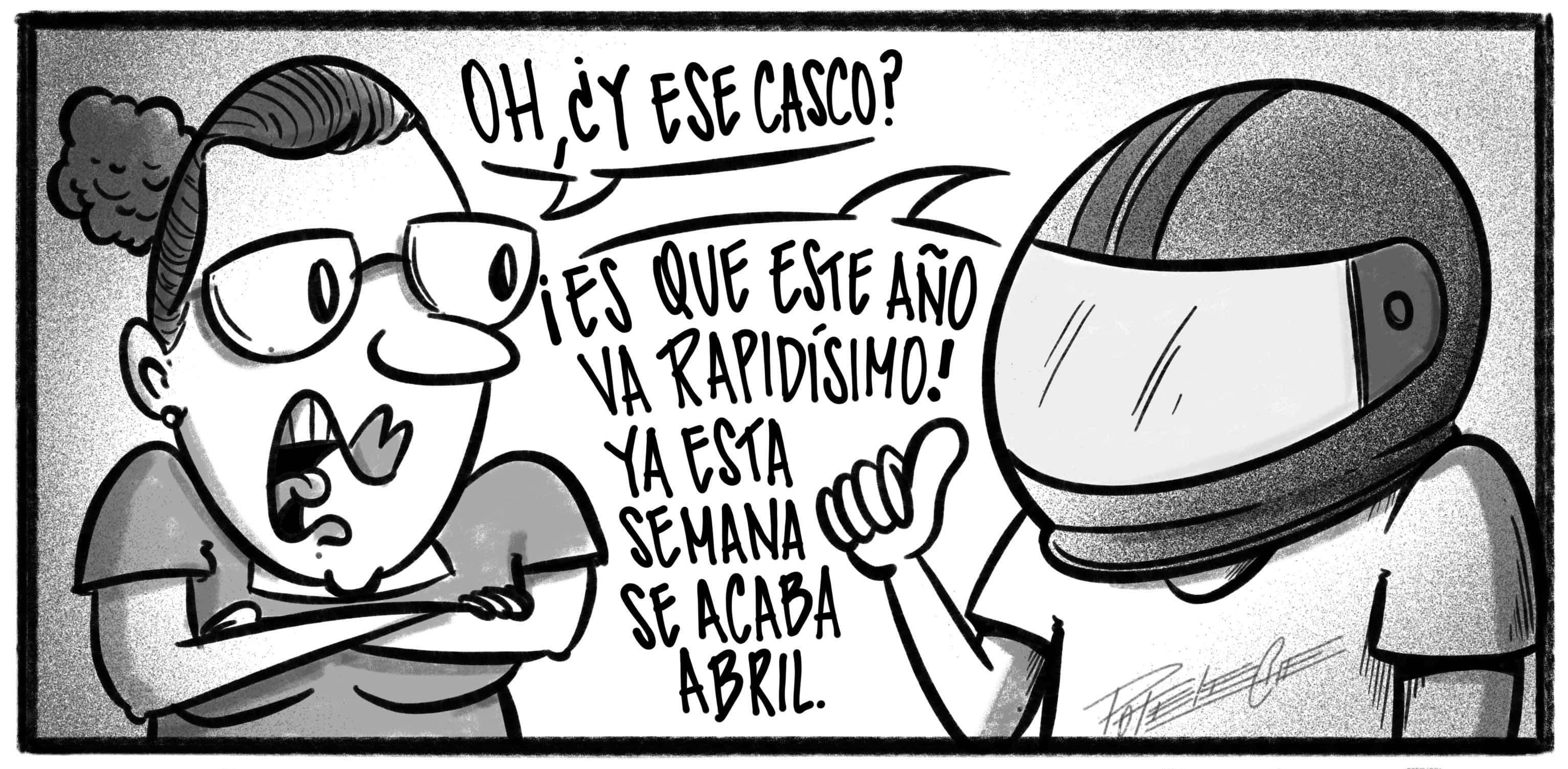 Caricatura de Noticiero Poteleche 27 abril 2026