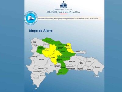 El COE mantiene nueve provincias en alerta verde por lluvias