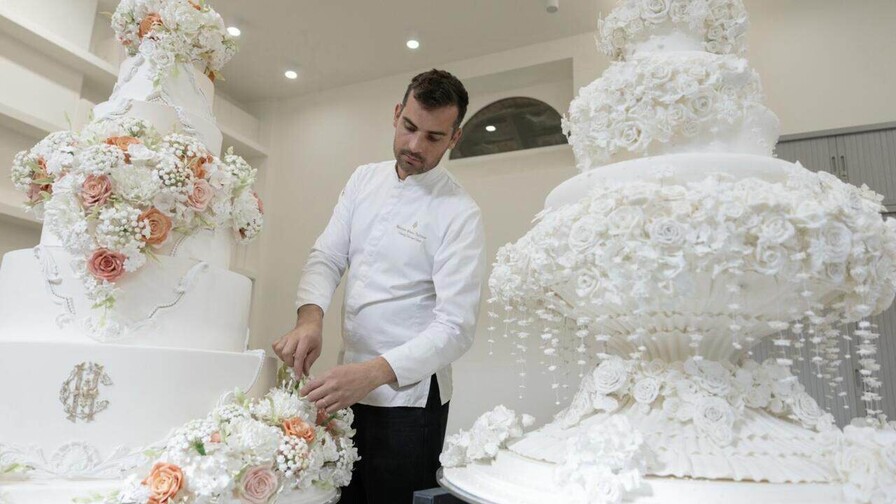 El selecto mundo de los pasteles de boda de superlujo