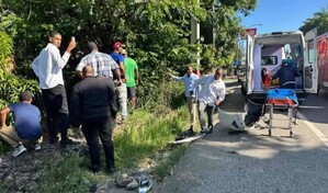 Abinader informa que est&aacute;n estables los heridos en accidente de la avanzada en Maim&oacute;n