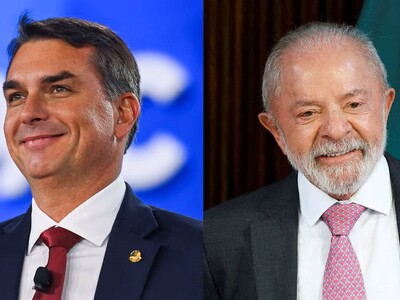 Nuevo sondeo revela empate técnico entre Lula y Flávio Bolsonaro