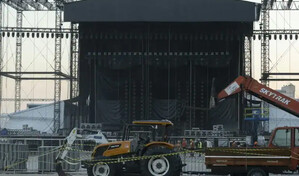 Muere un trabajador durante el montaje del escenario del concierto de Shakira en Río de Janeiro