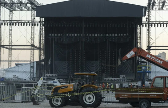 Muere un trabajador durante el montaje del escenario del concierto de Shakira en R&iacute;o de Janeiro
