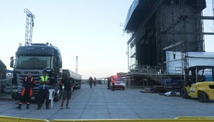 Muere un trabajador durante el montaje del escenario del concierto de Shakira en R&iacute;o de Janeiro
