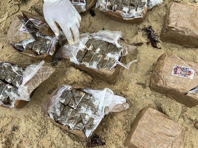 DNCD y Armada realizan incautación de hachís en Miches