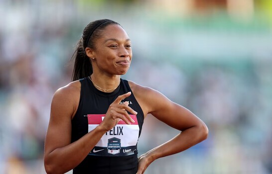Allyson Felix, la atleta ol&iacute;mpica m&aacute;s laureada, planea regresar en Los &Aacute;ngeles 2028